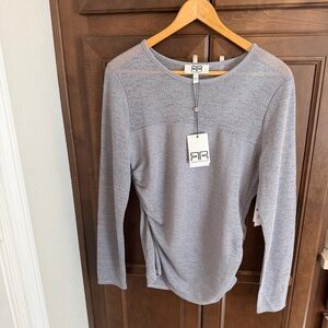 Robert Rodriguez Heather Gray Knit Top